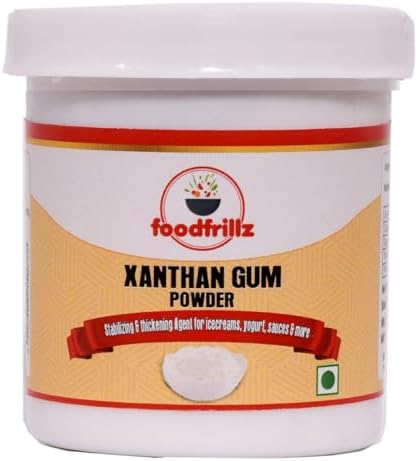 foodfrillz Xanthan Gum Powder, 50 g (25 g x 2) Gluten Free additive