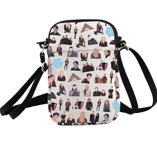 PXTIDY 100 Tv Show Characters Crossbody Bag Clarke Griffin & Lexa & Bellamy Blake Fan Crossbody Bag Tv Show Merchandise