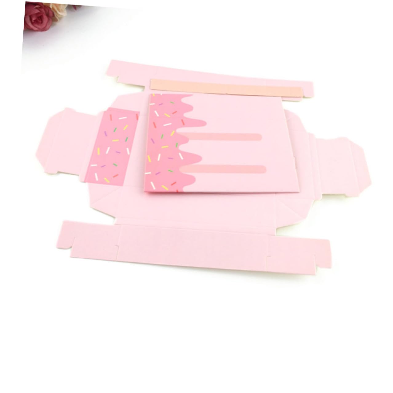 100 Pezzi Scatole di Carta a Forma di Gelato per Dolci e Snack Confezioni per Feste Compleanno e Matrimonio Idee Creative per DIY