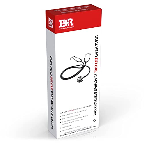 Ever Ready First Aid Deluxe Dual-Head Teaching Stethoscope for Medical Training, Nursing Students and Teachers – Black by Ever Ready First Aid - Image 7