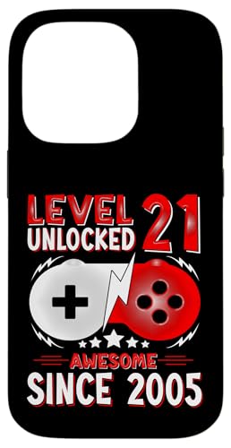 Level 21 Unlocked Birthday 21 Years Old Gifts 21st Birthday �X�}�z�P�[�X iPhone 14 Pro �p