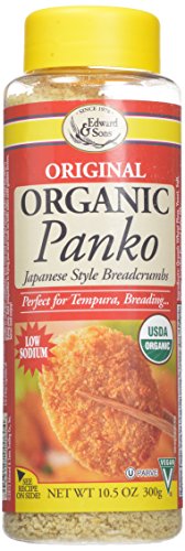 Edward & Sons Organic Panko, Japanese Style Breadcrumbs, 10.5 Ounce Canisters