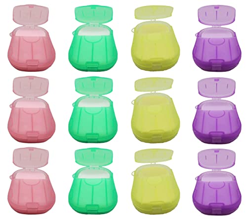 Paper Soap Sheets Assorted 12 Pack (20 Sheets Per Pack) - Portable Disposable - Foaming Hand Washing Scented Bath for Indoor, Travel, Camping, Hiking, Outdoor