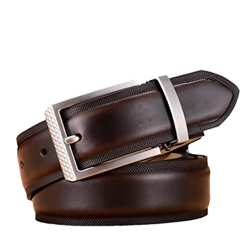 Ceinture en cuir de vache keusyoi pour homme 125 cm le cadeau masculin intemporel
