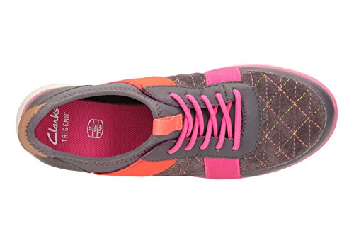 Image of Clarks Girl's Tri Mavis Black Boat Shoes - 5 Kids UK /India (21 EU)