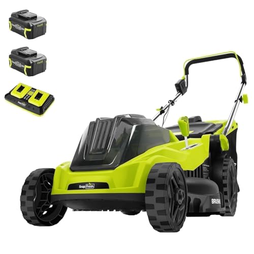 SnapFresh Electric Lawn Mower - 40V 16” Cordless Lawn Mower 