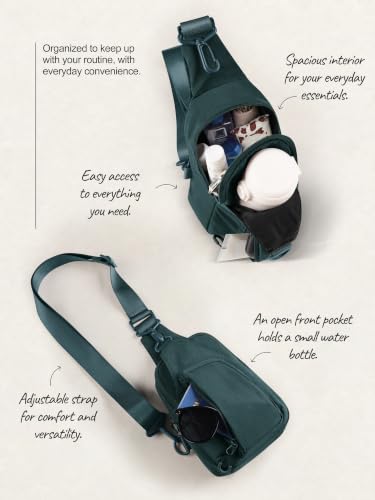 Image of ODODOS Sling Bag with Adjustable Straps Crossbody Chest Bag Lightweight Backpack for Casual Traveling Hiking