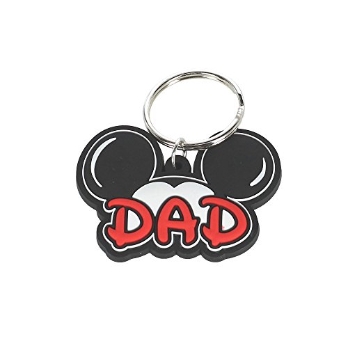 Disney Family Dad Mickey Mouse Ears Keychain Keyring Lasercut