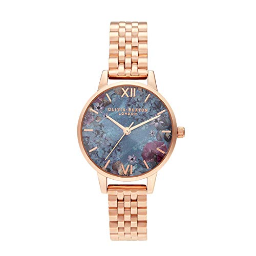 Montre à quartz pour femme Olivia Burton Under The Sea en acier rose OB16US25