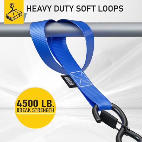 Augo 4-R-4-SL Soft Loop Tie Down Straps thumb #1