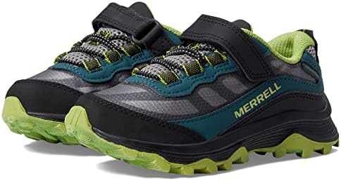 Merrell Moab Speed Low Alternative Closure Waterproof Hiking Shoe, Green, 1 US Unisex Big Kid | Image 3
