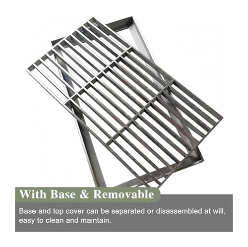 Grille de drainage durable pour stopper l'accumulation d'eau des allées