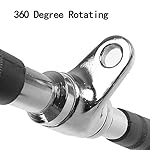 Lat Bar Cable Machine Attachment, Curl Pulldown Bar with Full Rotation and Rubber Handle for Gym, Strength Workout, Body Training, Muscle Building, 30 Inch - Image 3