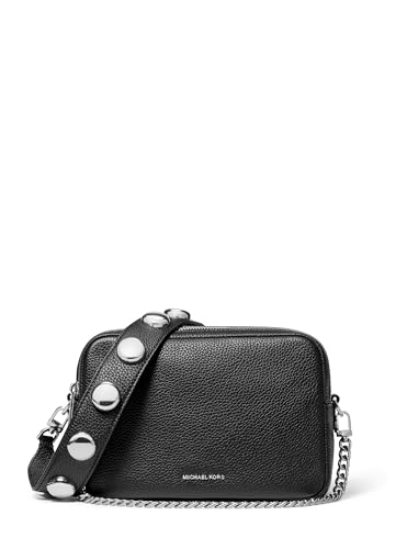 Image of Michael Kors Bryant Medium Double Zip Chain Camera Crossbody Bag