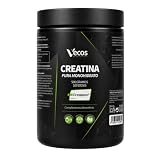 Creatina Monohidrato Creapure® – Polvo Micronizado 500 g sin Sabor – Alta Pureza Alemana para Máxima Fuerza, Potencia y Recuperación (500 Gramos)