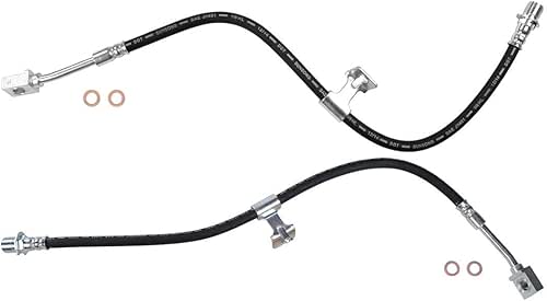 2PCS Front Brake Hydraulic Hose Brake Line Fits Chevrolet Fits