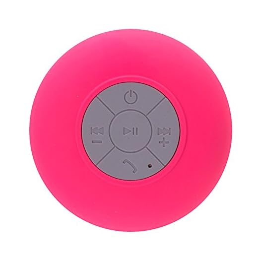 Mini Caixa De Som Bluetooth Prova D'água Speaker Rosa