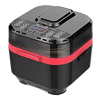 JIEZ Heißluftfritteuse für den Heimgebrauch 10,0L Heißluftfritteuse Elektrische Fritteuse Automatische Fritteuse Ohne Öl…