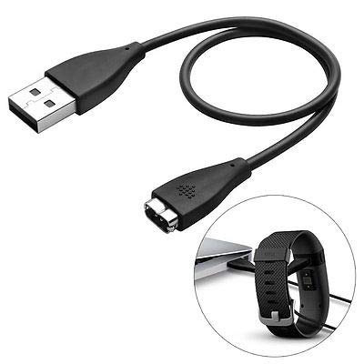 DragonTrading Replacement USB Charging Cable Compatible with Fitbit Charge HR, Black - Image 2