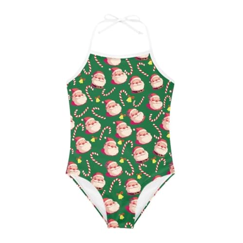 Image of Cute Christmas One-Piece Swimsuits Beach Swimwear Bathing Suit for 3-10 Years Girls
