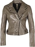 Gipsy Damen G2wadine Sf Ladesv Lederjacke, Olivgrün, XL