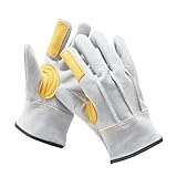 Generisch Arbeitshandschuhe aus Leder for Herren, feuerfest for Schweiß- und Kaminbauarbeiten(L)