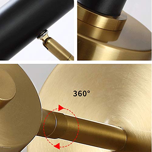 Lampes de lecture de chevet rotatives E27 pour chambre à coucher - 6