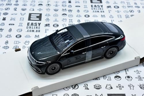 Maisto Mercedes-Benz EQS Gray Metallic Modelo 1:24 miniatura 2