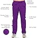 Dagacci Medical Uniform Womens and Mens Scrub Set Unisex Medical Scrub Shirt Top and Pant, Purple, Small, Short Sleeve