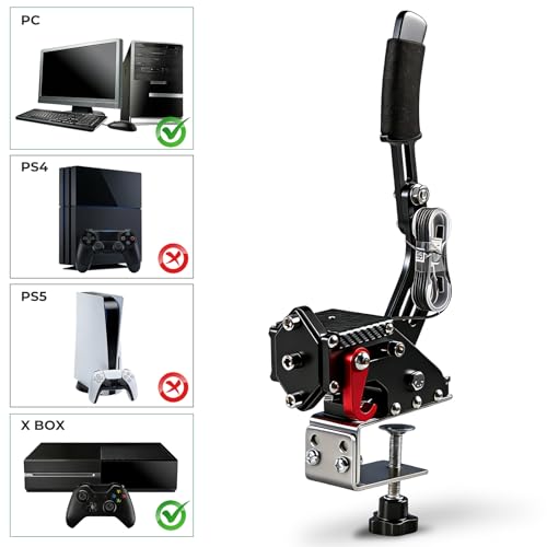 BGQG 64Bit USB Handbrake with Hall Effect Sensor Compatible With ...