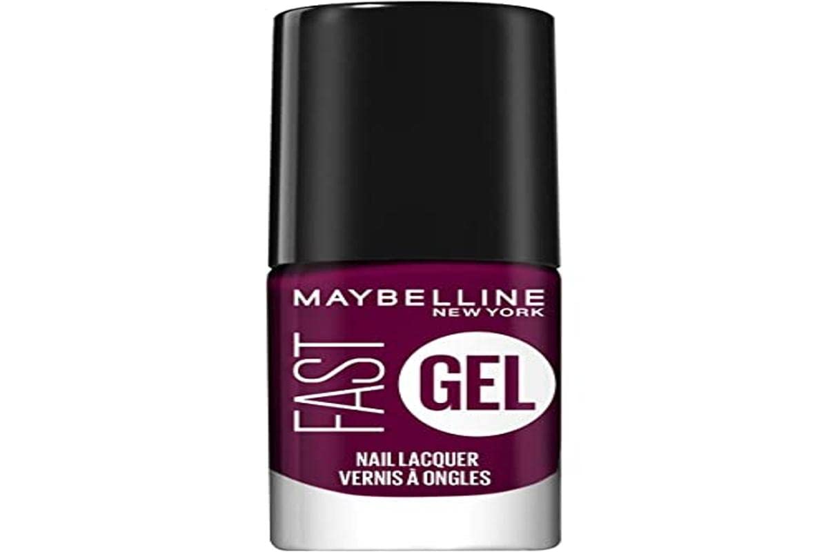Maybelline Fast Gel Nail Lacquer Plum Party 9 Long-Lasting Nail Polish, 6.7ml