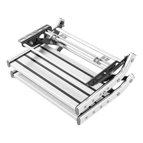 Escalier pliable 2 marches aluminium pour camping-car et remorque