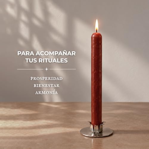 Miniatura 6 de Velas De Miel Artesanales Para Rituales, Amor Y Meditación Pack 3 Velas Esotéricas 23cm Cera Natural, Hechas A Mano Energía Positiva Y Protección Espiritual Las Velas De Mariano