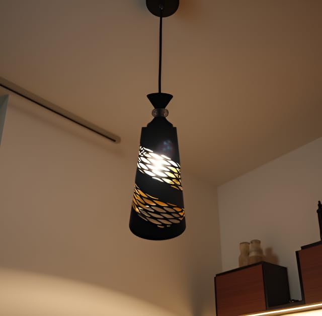 Image of Lyse Decor Hanging Lamps for Living Room, Pendant Lights for Drawing Room Center, Dining Table Light and Bedroom Lights (Without Bulb)