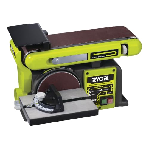 RYOBI Ponceuse à Bande et Disque 370W Ø150 mm RBDS4601G Buse d'Aspiration