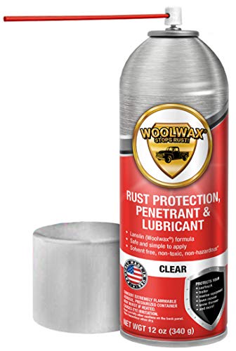 woolwax 12 Oz Undercoating (12) Cans Lanolin Aerosol Spray Straw (Clear) Rust Inhibitor and Prevention, Anti Corrosion Lubricant, Spray Can Extension Wand with Spray Trigger - Thumbnail 2