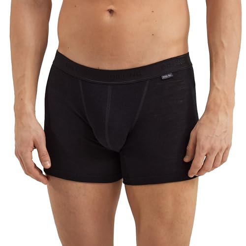 Dilling Merino Boxershorts für Herren - 100% Bio-Merinowolle Schwarz M