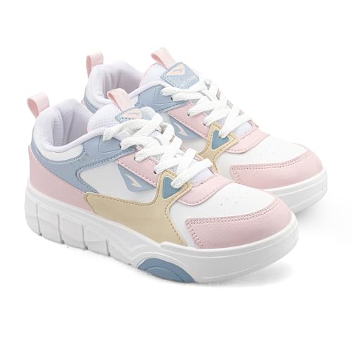 Image of ASIAN Nova-01 Sneakers for Women & Girls | Colorblocked Sneakers with Chunky Sole, Stylish Design Shoes