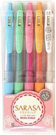 Zebra Pen Sarasa Clip Clásico Y Mildliner Neutral Set, 7 Bolígrafos De