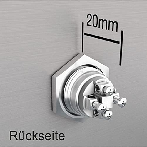 Zweifamilien Türklingel 145x90mm mit wechselbaren Namensschildern