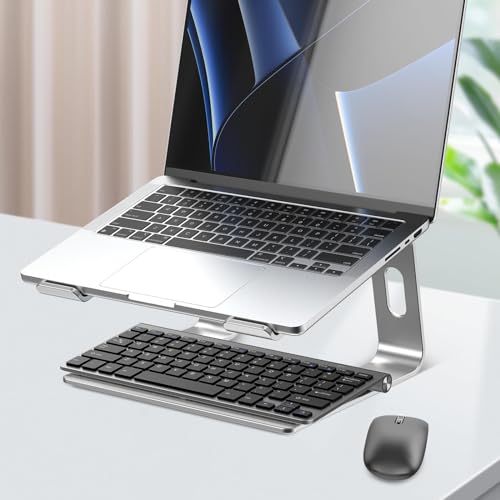 Image of cimetech Mini Wireless Keyboard Mouse Combo, 2.4G Slim Keyboard and Ergonomic Silent Mouse Set with 12 Multimedia Shortcuts for Computer, PC, Laptop, Tablet, Desktop, Android SmartTV (Grey)