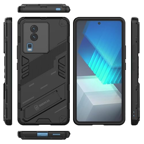 Image of Back Case Cover Compatible for Iqoo Neo 7 Pro 5G, Iqoo Neo 7 5G | 360 Degree Protection | Camera Protection | Kickstand Case | Shockprof Case |
