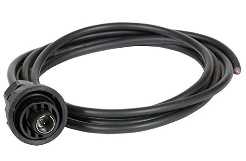 Hubbell HIF30AE HI-Impact Series Patch Cord, F-Type, HI-Impact F-Connector to Standard F-Connector, 30' Long, Black