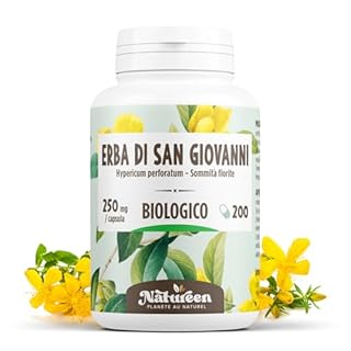Erba di San Giovanni Bio 250mg - 200 capsule - Hypericum Perforatum - Natureen | Planète au Naturel