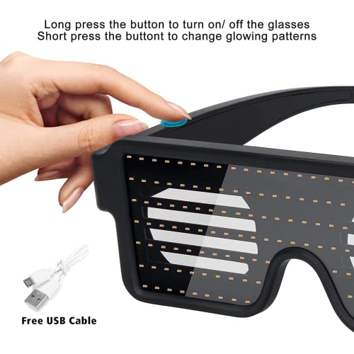 Buy NYRWANA DELIVERING SMILES IN INIDA LED Glasses, Neon Glow Glasses