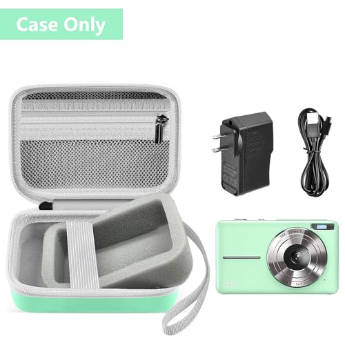 Funda Compacta Dura Antigolpes para Cámara Verde miniatura 2