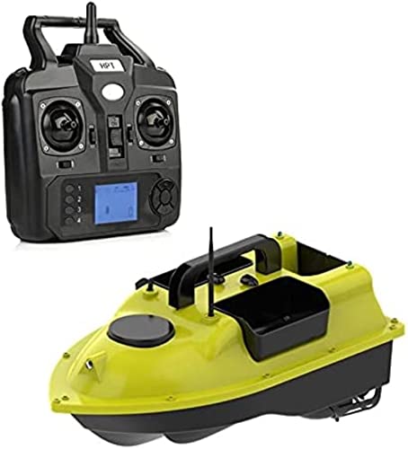 WYMYY Barco de Pesca con Cebo, Control Remoto, Velocidad Fija, 1,8 kg, posicionamiento GPS, 500 m, Inteligente, para Pesca con señuelos.