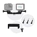 Dual Twin Mount Adapter Accessories with Tripod Mount Adapter Thumbscrews and Phone Clip for GoPro Hero 5 Session Black Silver 6 5 4 3 3+ 2 1 & XiaoYI, Double Mounting Accessory Kit for Action Cameras