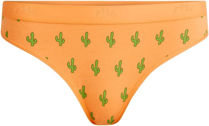 MeUndies – Women’s Stretch Cotton Mid Rise Thong - Comfortable Panties –Amazon Exclusive Fabric