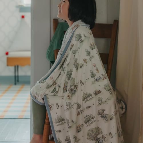 Image of Copper Pearl Jumbo 3-Layer Baby Blanket: Soft Baby Quilts for Boys and Girls | Breathable, Cozy, Toddler Blanket | Baby Quilt for Newborns | 46x46 Premium Polyester /Rayon | Hundred Acre Wood